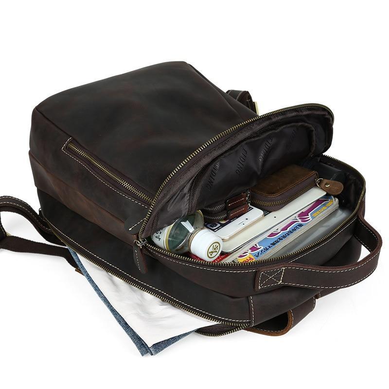 The Sten Backpack | Small Genuine Leather Backpack