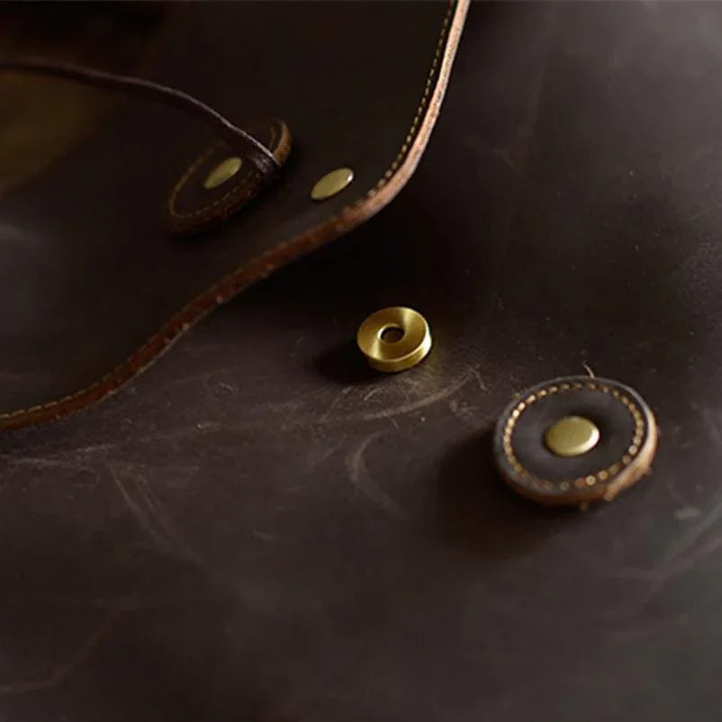 The Tove Backpack | Genuine Leather Sharp Edged Backpack