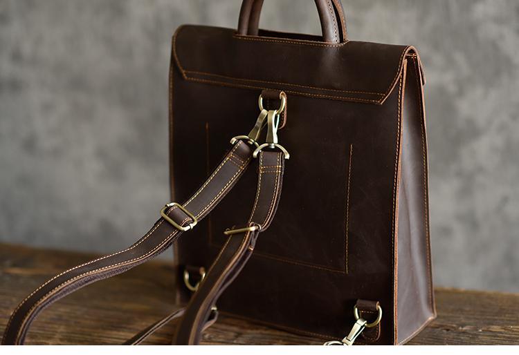 The Tove Backpack | Genuine Leather Sharp Edged Backpack
